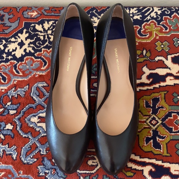 Stewart Wiseman The Beatrix Pump In Black Leather - Picture 4 of 15